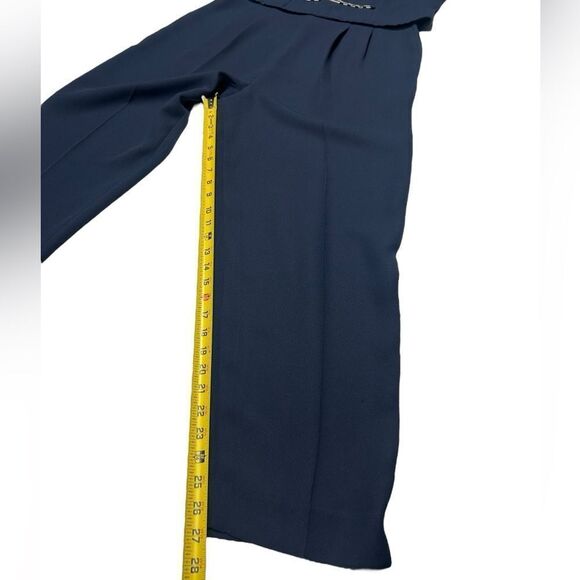 Vintage Navy Jumpsuit Dark Blue One Piece Liz Claiborne Dresses - Picture 9 of 9